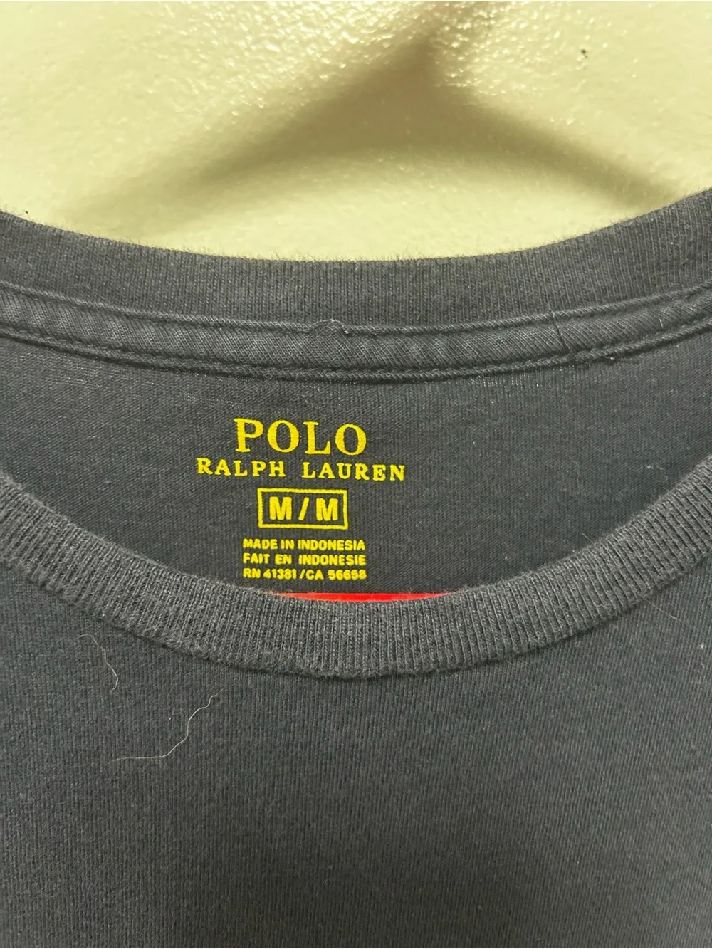 Polo by Ralph Lauren Navy Pocket Tee with‎ Red Pony